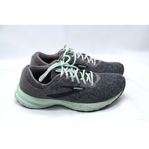 Brooks Launch 6 Running Shoes Womens Size 7.5 B Gray Aqua Sneakers 1202851B011